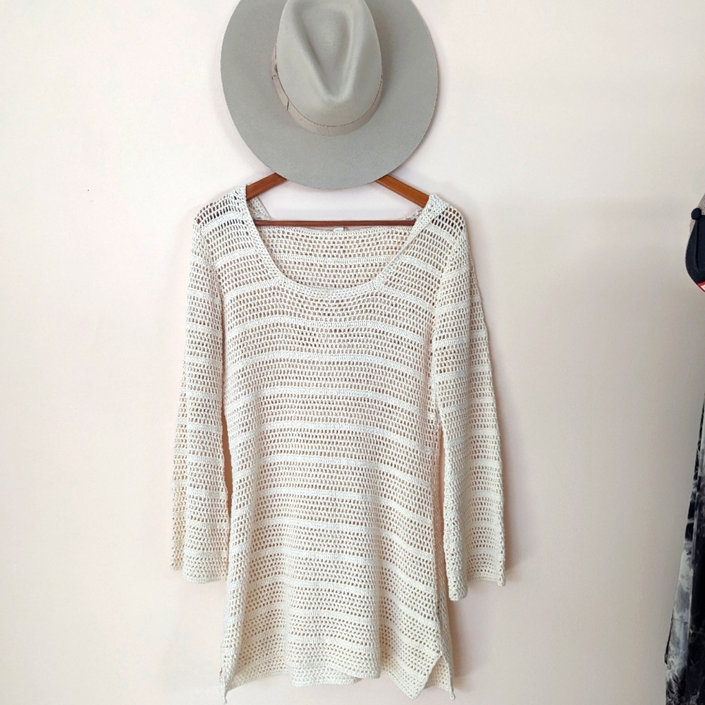 Spell Odette crochet beach coverup M - Picture 3 of 9